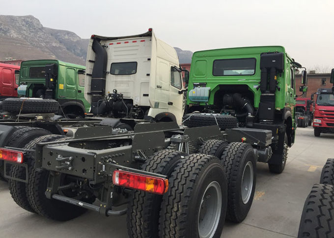 Dropsideの貨物トラックのシャーシSINOTRUK HOWO ZZ1257N4341Wの緑の貨物自動車車