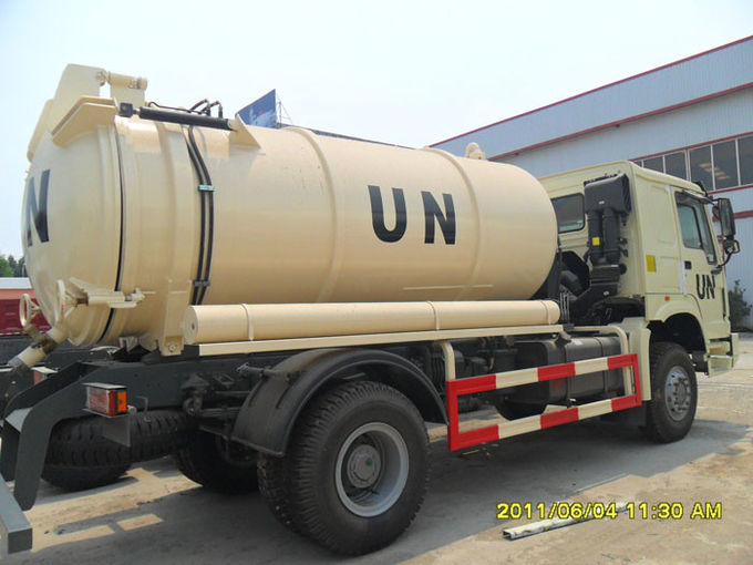 公衆衛生企業の下水の吸引のトラック8-12CBM LHD 4X2の廃液のトラック