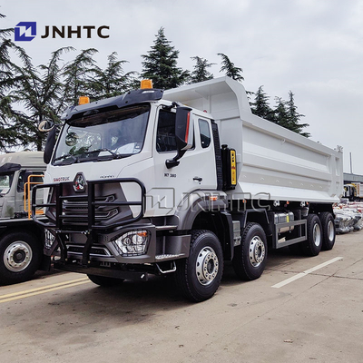 SINOTRUK HOHAN N7 380馬力 8x4 ディーゼル マニュアルトランスミッション Euro 2 ダンプトラック