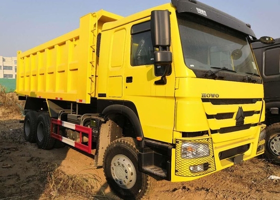 371HP 6 x 4 20CBM二重頑丈なダンプ トラック-回路の空気圧ブレーキ