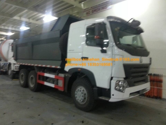 A7 Sinotruk 6x4 Uのタイプ20m3の砂のダンプカー トラック40-50tの負荷Capaicty Lhd 10は疲れます
