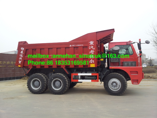 頑丈なダンプ トラック6x4 Sinotruk Howo 30M3 Euro2 LHDのダンプカー トラックを採鉱する70T
