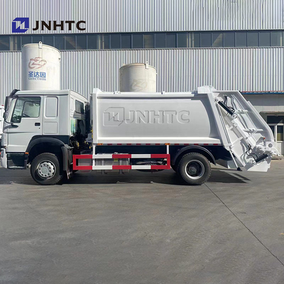 Sinotruck 371HP ごみ圧縮機トラック HOWO 4X2 ごみ収集車