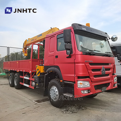 ホウ 6x4 直腕クレーントラック 10ホイール 340hp クレーントラック付き貨物