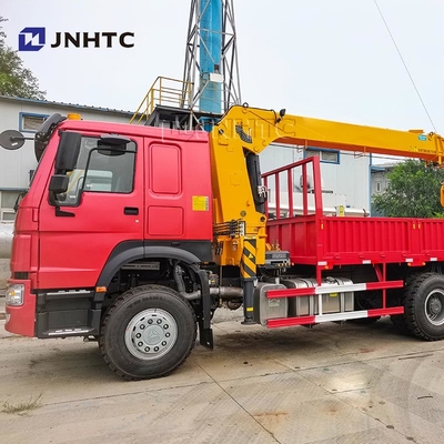 HOWO トラートアームクレーントラック 6X4 10ホイール 340hp 10トンのクレーン付き貨物トラック