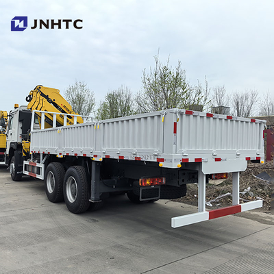Sinotruk HOWO 6x4 400HP貨物トラック 10トンのブームクレーントラック 中国工場