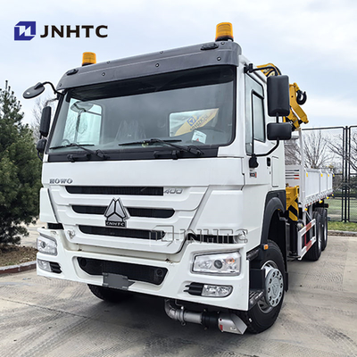 Sinotruk HOWO 6x4 400HP貨物トラック 10トンのブームクレーントラック 中国工場