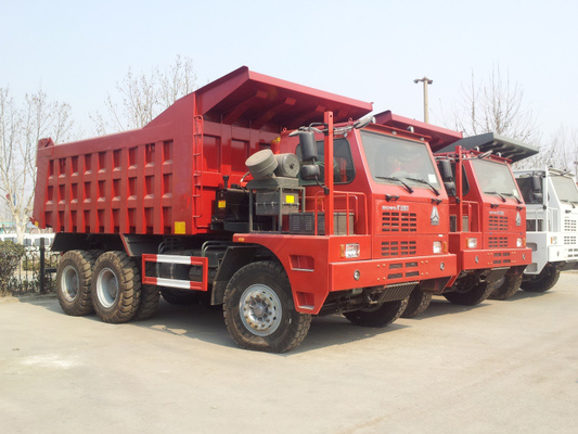 頑丈なダンプ トラック6x4 Sinotruk Howo 30M3 Euro2 LHDのダンプカー トラックを採鉱する70T