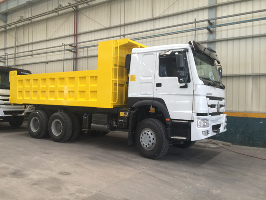 15M3 30T Sinotruk Howo7の336hp Hw76の小屋10が付いている頑丈なダンプ トラック6x4は動きます