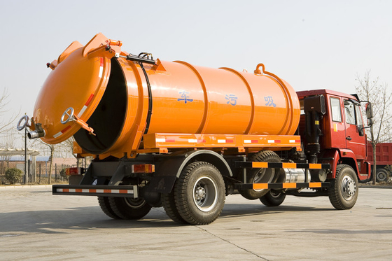 下水汚泥を集めるSinotruk Howo7 16CBMの真空ポンプの浄化槽のクリーニングのトラック