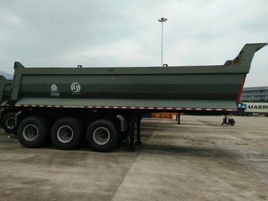 CIMC 70 T 13MのダンプのHYVAの持ち上がることからの頑丈な半トレーラー30M3容量