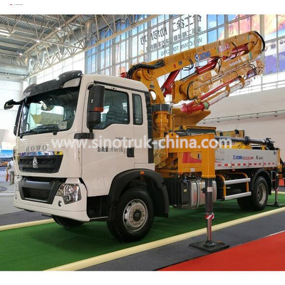 高出力125M3/Hの6つの車輪の具体的なポンプ トラック/セメント ブームのトラック