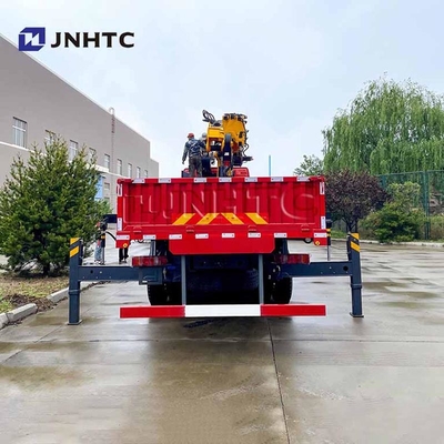 中国 ホウ 6x4 380hp 積荷トラック 14/ 16 トン 望遠鏡式ブームマウントクレーン 良い価格