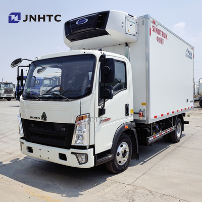 新しいHOWO 3t 4t 5t 4x2 冷蔵庫 トラック 軽食 トラック 冷蔵庫 トラック