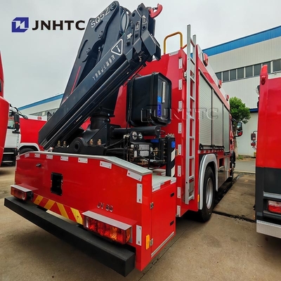 ホウ TX消防トラック 5000L 水泡タンカー 4X4 クレーントラック