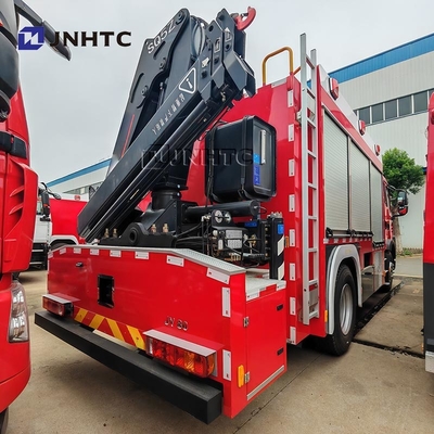 ホウ TX消防トラック 5000L 水泡タンカー 4X4 クレーントラック