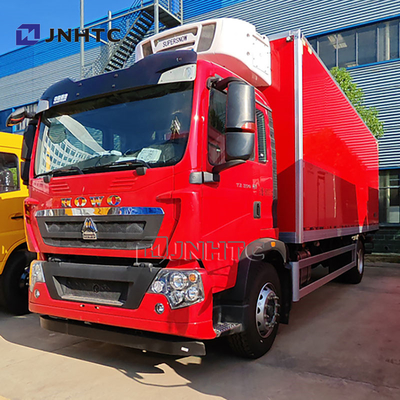 HOWO TX 7.8m 20トンの冷蔵トラック バン アイスクリーム/シーフード 冷凍機 車両 重用冷蔵庫 車 販売