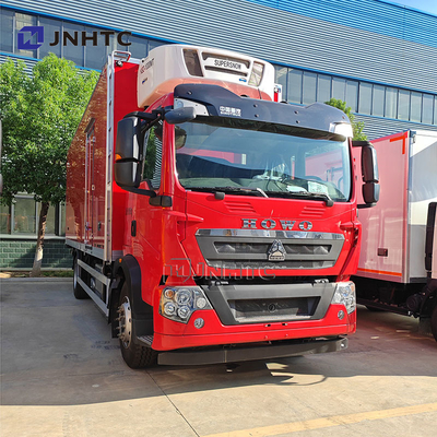 HOWO TX 7.8m 20トンの冷蔵トラック バン アイスクリーム/シーフード 冷凍機 車両 重用冷蔵庫 車 販売