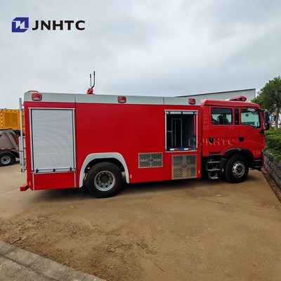 HOWO 消防車 12000L 6 x 4 水と泡の消防救助車