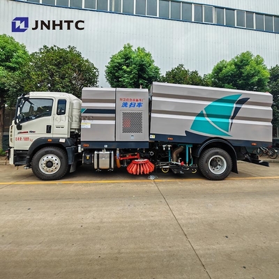 HOWO 道路掃除機 トラック 4X2 搭載道路塩分散布機 雪清掃機
