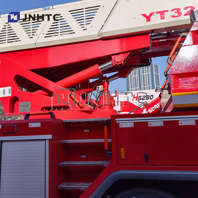 6x4 ドライブ 32 メートル 作業高度 空中梯子 高層ビル救助用消防車