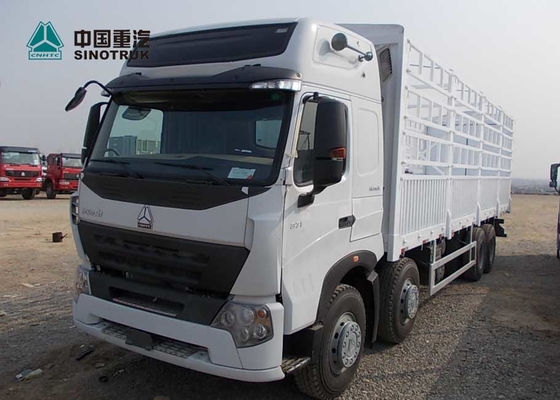 A7 Howo Sinotruk 8x4 50Tの7Mの長さの貨物専用コンテナが付いている重い貨物トラック