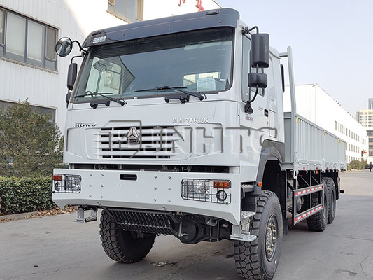 シノ トラック ホウ 6x6 オフロード 6 タイヤ 10 ホール RHD LHD フルホールドライブ AWD トラック 貨物 ターパー ダンプトラック