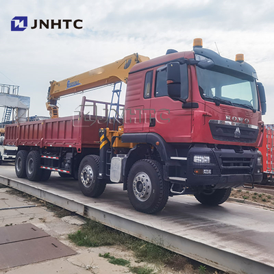 工場価格 SINOTRUK HOWO TX 371HP 20トン カーゴトラック搭載 ストレートブームクレーン販売用