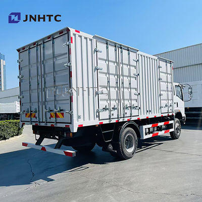 新型ホマン 6輪 5-8トン バン ボックス型貨物トラック ディーゼル ユチャイエンジンのサイドドア開口