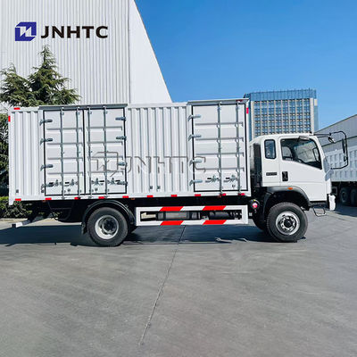 新型ホマン 6輪 5-8トン バン ボックス型貨物トラック ディーゼル ユチャイエンジンのサイドドア開口