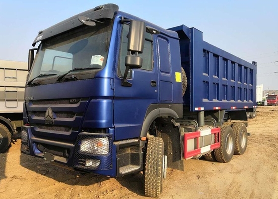 Sinotruk 6x4 371の馬力の重いダンプ トラック長い生命25トンの青い色の