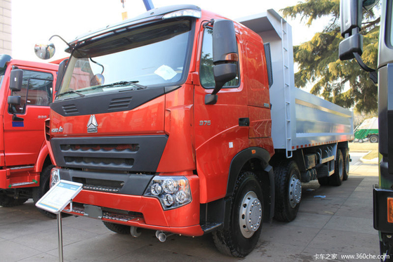 長命ZZ3317N3867N1 SINOTRUCK HOWO A7のダンプ トラック8x4 D10.38 380hpエンジン
