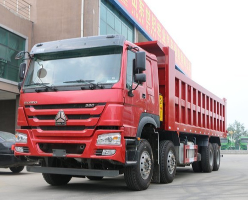 12車輪ISO CCCの頑丈なダンプ トラックSINOTRUK HOWO 8X4のユーロIIの標準