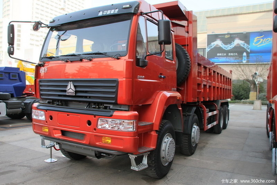 Tのモデル腹部の上昇/前部上昇の4ユーロIIの標準による小型ダンプ トラックSINOTRUKシュタイアー8