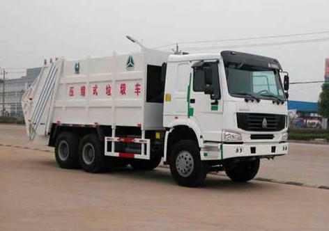 6x4ユーロIIのエミッション規格の屑のコンパクターのトラック、密集したごみ収集車12m3