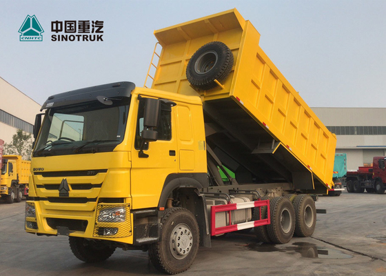 SINOTRUK HOWO 371の20CBM頑丈なダンプ トラック高力シート6 x 4