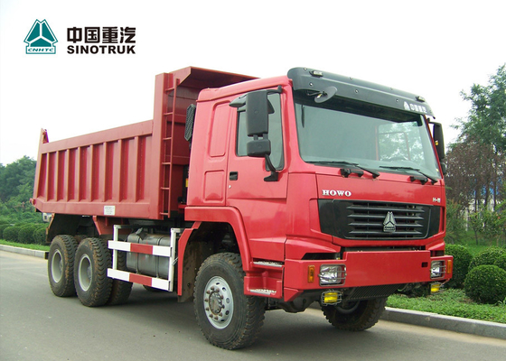 10の車輪6x6の完全な車輪は300のL燃料タンクの頑丈なダンプ トラックを運転します