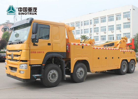 8X4 SINOTRUK HOWO 30T 40Tの頑丈な回転式レッカー車のレッカー車12は動きます
