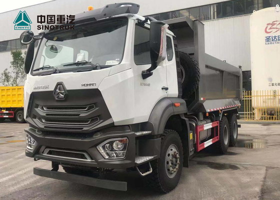 SINOTRUK HOHAN HOWO N7Bのダンプ トラック6x4 371HP 20cbm HYVAの前部持ち上がるシリンダー