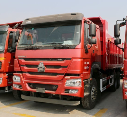 Sinotruk 6x4 10の車輪のボディ プラットホームの転覆の頑丈なダンプ トラック