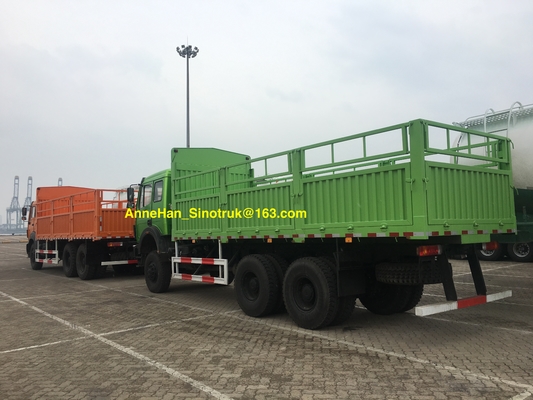 2638頑丈な380hp力のBeibenの貨物輸送のトラック6x4 10の荷車引き