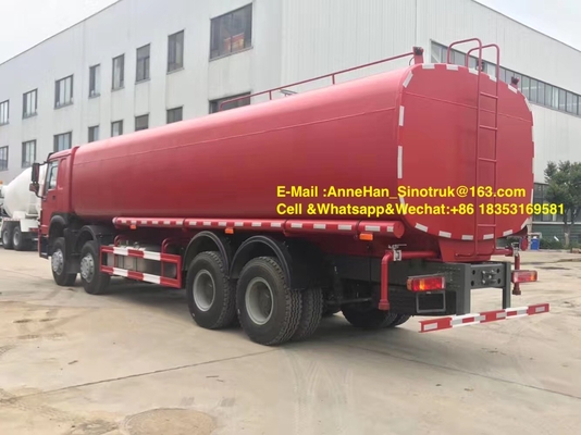 Sinotruk Howoの水運送美化のためのSinotruk水トラック25-35CBM 8X4