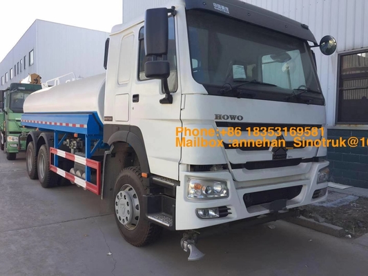 6 x 4 Sinotruk Howo7のスプレー システムが付いている20000L 371hpの給水車
