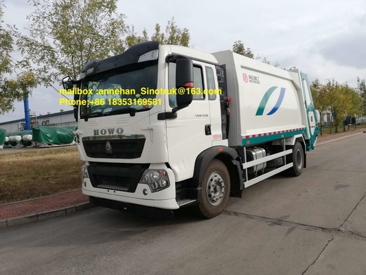 4x2 12m3 Sinotruk Howo7のゴミ収集のトラック290hp 336hpの左手ドライブEuro2