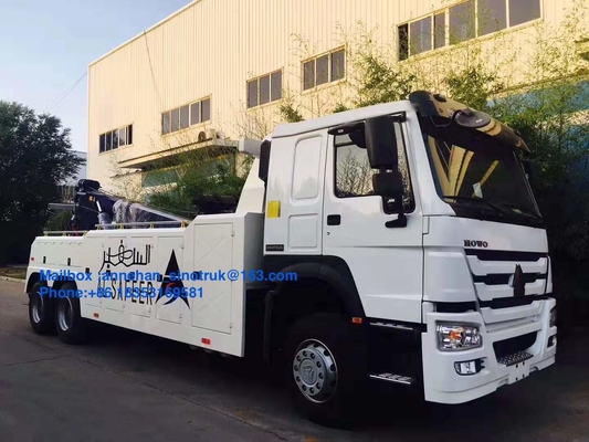 Lhd 10は重い貨物トラック6*4 20t-30tの道のレッカー車のレッカー車のユーロ2を動かします