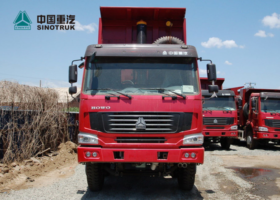 標準的なSINOTRUK HOWO鉱山のダンプ トラック371hp 8x4 26CBM HYVA持ち上がるシリンダー