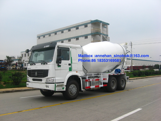 336hp Sinotruk Howo7 10m3 8m3のトラックミキサ タンク6x4 Lhd白色