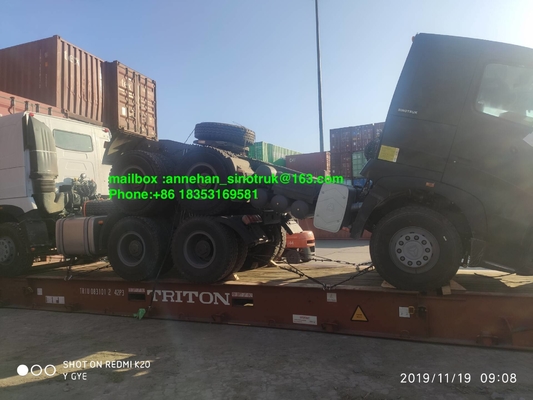 3.5インチの重要部品Euro2が付いているA7 420hp Lhd 6x4 Sinotrukのトラクターのトラック