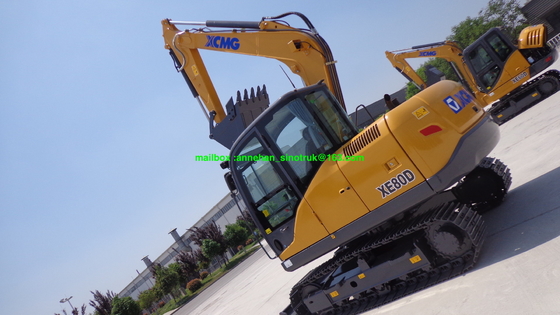 XCMG XE60D油圧装置が付いている小型クローラー掘削機機械6トンの