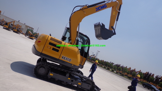 XCMG XE60D油圧装置が付いている小型クローラー掘削機機械6トンの